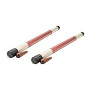Levemolo 2 Sets Professional Music Conducting Baton with Light Gold Protective Tube Wooden Handle Orchestra Baton for Choir Band Symphony Portable Case for Travel and Rehearsal