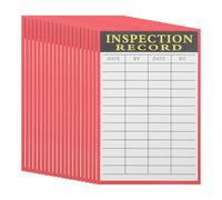 Levemolo 20 Sheet Equipment Tags Paper Material 20 Sheets for Warehouse Date Entry and Exit Registration with User-Friendly Design