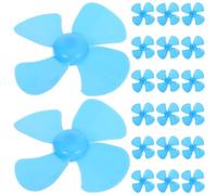Levemolo 20pcs Mini Plastic Fan Blades with Hole for DIY Model Accessories Lightweight Propellers for Rc Planes Boats Science Projects Enhanced Airflow and Precise Rotation