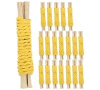 Levemolo 20pcs Sweet Bamboo Hamster Molar Rod Chew Sticks for Small Pets Dental Care and Boredom Reduction Comfortable Teething Suitable for Hamsters and Rabbits