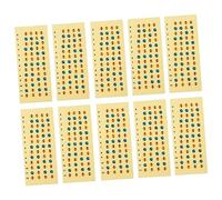 Levemolo 20pcs Ukulele Fretboard Stickers Easy Peel Stick Note Stickers for Beginners Quality Paper Scale