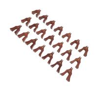 Levemolo 21pcs Wooden Guzheng Bridges for Guzheng Piano Code Redwood Enhance Timbre Easy to Carry