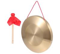 Levemolo 22CM Gong Cymbal Mallet, Traditional Chinese Percussion Instrument for Company Opening and Ceremony, Includes Rope for Hanging Assorted style
