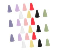 Levemolo 24 Pcs Silicone Pen Tip Caps for Pencil Stylus Nib Covers with Noise Reduction Soft Silicone Case Compatible with Ipad Stylus Tablets