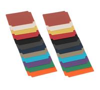 Levemolo 24pcs Plastic Card Dividers Sports Cards Separating Tool Practical Write Classifications Information Game Storage Accessory