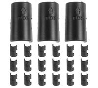 Levemolo 24pcs Wire Shelf Fixing Clamps for 13mm Posts Replaceable Plastic Lock Clips and Wire Shelving Sleeves Shelf Clips Maintenance and Replacement