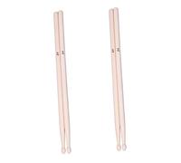 Levemolo 2pairs Maple Drumsticks Wood Percussion Sticks for Beginners Practice Drumsticks in Classic Design for Playing at Home