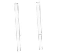 Levemolo 2pcs Acrylic Music Book Clips Score Clips Sheet Music Folders Note Clamp