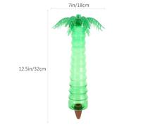 Levemolo 2Pcs Automatic Coconut Tree Plant Waterer Plastic Self-Watering Tool for Indoor Household Plants with Drip Irrigation, Suitable for Potted Succulents and Garden Use