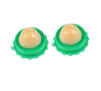 Levemolo 2pcs Catnip Lollipop Treats for Cats and Kittens Natural Edible Catnip Balls with Vitamins Sweet Healthy Snacks to Boost Appetite and Promote Digestion Random Flavors