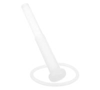 Levemolo 2pcs Crystal Singing Bowl Mallet with Rubber Coating, Acrylic Head Resonance Stick for Yoga Sound Baths, Meditation, and Chakra Music Practice