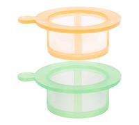 Levemolo 2pcs Disposable Cell Strainer Mesh Filter Tool with 70um and 100um Polypropylene Nylon Mesh for Reliable Filtration in Laboratory Work and Classroom Teaching