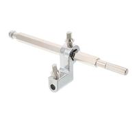 Levemolo 2pcs Double Bass Drum Pedal Beater Holder with Smooth Rotating Drive Shaft Easy Link Bar for Jazz and Drum Kits Fastener Accessory for Percussion Instruments