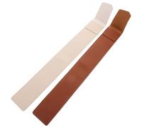 Levemolo 2pcs Drumstick Holder Set Pu Fake Leather Compact Easy to Clean Sleek Minimalist Design Carrying Case for Drummers Practice and Performances