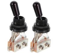 Levemolo 2pcs Electric Guitar Rocker Switch Metal Toggle Pickup Selector Replacement for Guitar Parts