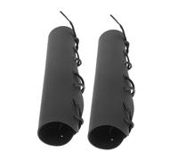 Levemolo 2pcs French Horn Handle Wrap Covers, Pu Horn Protectors, Anti-slip Hand Cover Accessories for Protection against Dirt and Damage, Portable Lightweight Brass Instrument Accessory