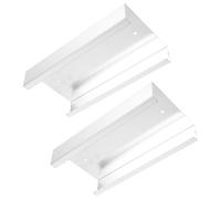Levemolo 2pcs Hanging Jar Organizer Rack for Food Storage Under Cabinet Shelf Canning Hanger Wide Mouth Simple Installation for Kitchen Organization Convenient Access for Spices and More