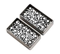 Levemolo 2pcs Hollow Out Electric Guitar Pickup Covers Replacement Pickup Protectors Elegant Design Easy Installation and High-sensitivity Sound Capture for Enhanced Recording