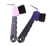 Levemolo 2pcs Horse Hoof Cleaning Brushes Tpe Hoof Tools for Grooming and Rock Removal Essential Supplies
