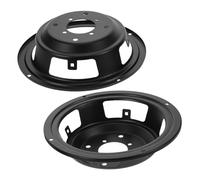 Levemolo 2pcs Iron Speaker Frame round Loudspeaker Frame Speaker Accessories for Audio Systems Car Guard Supply Iron for Audio Systems