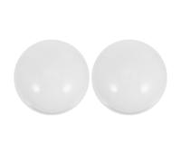 Levemolo 2Pcs Lamp Post Light Cover - White Replacement Lampshade Global Shape 10cm/4" for Patio Garden Streetlight Lamps - Fits Wall Ceiling and Post Light Fixture