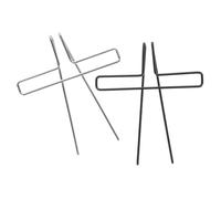 Levemolo 2pcs Metal Music Book Holder Sheet Music Clips for Piano Keyboard Manuscript Notebook