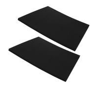 Levemolo 2pcs Motorcycle Driver Seat Cushion Foam Pad with Shock Absorption and Ergonomic Design for Sport Touring and Competitive Motorcycle Race Seat Pad Models, 13x13 Inch Black