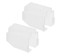 Levemolo 2PCS Needle Sleeve for Turntable Stylus Protection Cap Semi-transparent Plastic Record Needle Covers Easy to Install for Vinyl Players