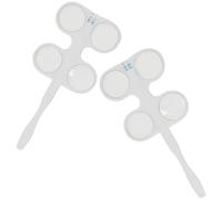 Levemolo 2pcs Optical Flippers Vision Training Tool with Plastic and Glass Lenses for Interactive Eye Exercise Suitable for Clinics and Homes