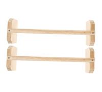 Levemolo 2pcs Parrot Chick Perch Stand Large Bird Toy Chicken Rooster Chicken Perch for Hen House