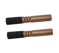 Levemolo 2pcs Peach Wood Sound Bowl Mallets Buddha Singing Bowl Stick Accessory for Meditation