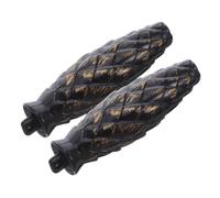 Levemolo 2pcs Pine Cone Plastic Pendulum Replacement Parts for Antique Quartz Wall Clock Movement Mechanism, Retro Clock Repair Accessories for Home and Office