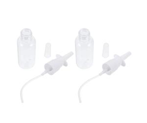 Levemolo 2pcs Plastic Nasal Irrigator Practical Nose Cleaning Supplies for Nose and Nasal Cavity 20ml Portable Design Use at Home Travel