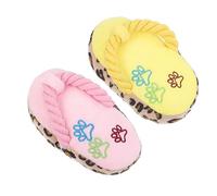 Levemolo 2Pcs Plush Dog Chew Bite Resistant Molar Plaything for Interactive Fun Pet Supplies Comfortable Plush Design for Happy Playtime Easy to Clean