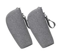 Levemolo 2pcs Portable Baby Milk Bottle Thermal Bags with Handle Oxford Cloth Insulated Bottle Organizer Protects Milk from Rising Temperatures for Stroller or Diaper Bag