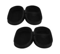 Levemolo 2pcs Portable Reed Storage Case for Alto Saxophone and Clarinet with Fine Protection, Formfitting Design, Black Pu Material, Lightweight and Stylish for Musicians the Go