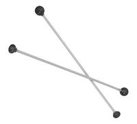 Levemolo 2pcs Professional Double-head Tongue Drum Mallets Lightweight Balanced Percussion Sticks for Marimba Xylophone with Soft Heads for Clear Gentle Sound and Construction