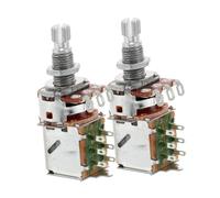 Levemolo 2pcs Push Pull Pot for Electric Guitar Bass Audio Volume Tone Control Potentiometer Split Shaft Precision for Enhanced