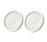 Levemolo 2pcs Round Silicone Cake Molds for Baking and Fondant Decorating, Reusable and Easy to Use Chocolate Candy and Cookie Making Mold for Cupcake and Biscuits, for Mother's Day