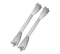 Levemolo 2Pcs Silver Metal Long Snare Drum Hooks Durable Musical Instrument Accessories for Snare and Tom Drums Lightweight and Easy to Use Replacement for Old Lugs