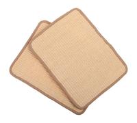 Levemolo 2pcs Sisal Cat Scratching Pads Multi-pet Claw Care Mats for Cats Rabbits Guinea Pigs Furniture Protector Use as Sleeping Mat Cage Bedding