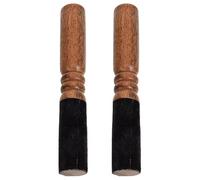 Levemolo 2pcs Sound Bowl Mallet - Nonskid Handle Striker - Wooden Percussion Drum Stick Accessory for Tibetan Yoga Meditation Singing Bowls