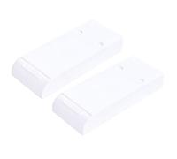 Levemolo 2pcs under Desk Adhesive Pen Box Invisible Drawer Style, Space Saving Stationery Storage Container Made of Sturdy Abs, Easy Installation for Office, School and Home Desk