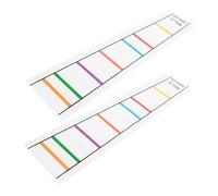 Levemolo 2pcs Violin Fingerboard Sticker Beginner Violin Decal for Note Learning Scale Practice Read Stickers