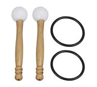 Levemolo 2sets Buddhist Sound Bowl Rubber Knocking Stick Singing Bowl Mallet Percussion Mallet for Meditation Practice