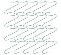 Levemolo 300pcs Christmas Ornament Hooks for Tree Decorations, Small Green Iron Hooks Polished Finish and Reliable Support, Non-Slip Design Prevents Marks, for Hanging Ornaments