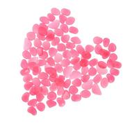 Levemolo 300pcs Glow Rocks for Garden Aquarium Luminous Pebbles for Pathways Fish Tank Decorations Safe Sturdy Outdoor Indoor Decor Effortless Installation Versatile Use