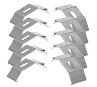 Levemolo 30pcs Metal Vertical Blind Top Brackets Curtain Brackets Fixation Curtain Accessories Spring Clips for Vertical Blinds Window Installation