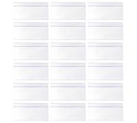 Levemolo 30pcs Plastic Price Tag Holder Price Label Display Advertisement Product Information Display for Warehouse Storage