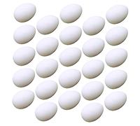 Levemolo 30pcs Quail Egg Imitation Induced Fake Eggs Nest Hatching Induced for Pigeons